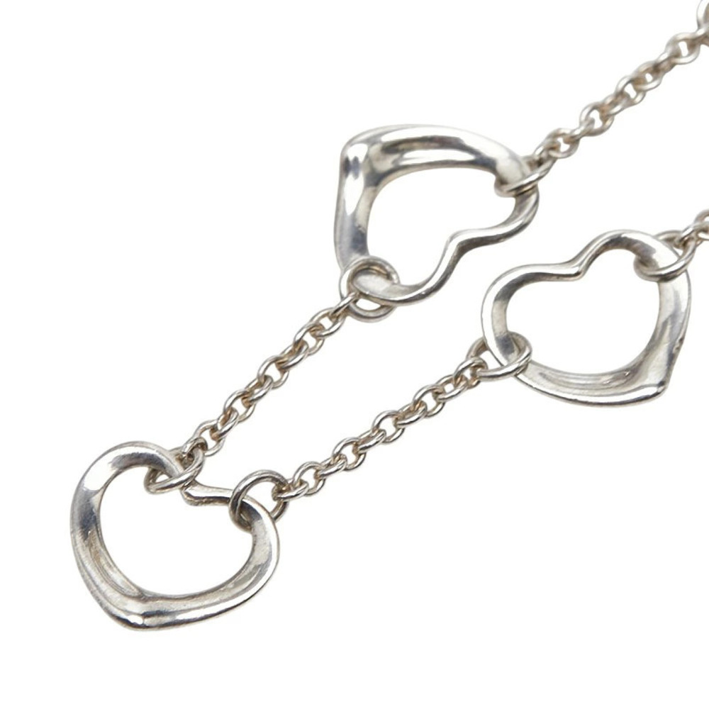 Tiffany Co Elsa Peretti Open Heart Necklace Sterling Silver